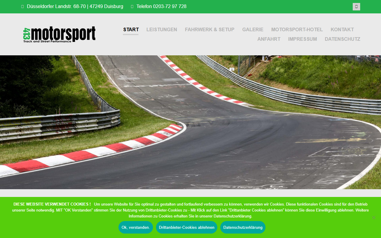 413motorsport.com screenshot