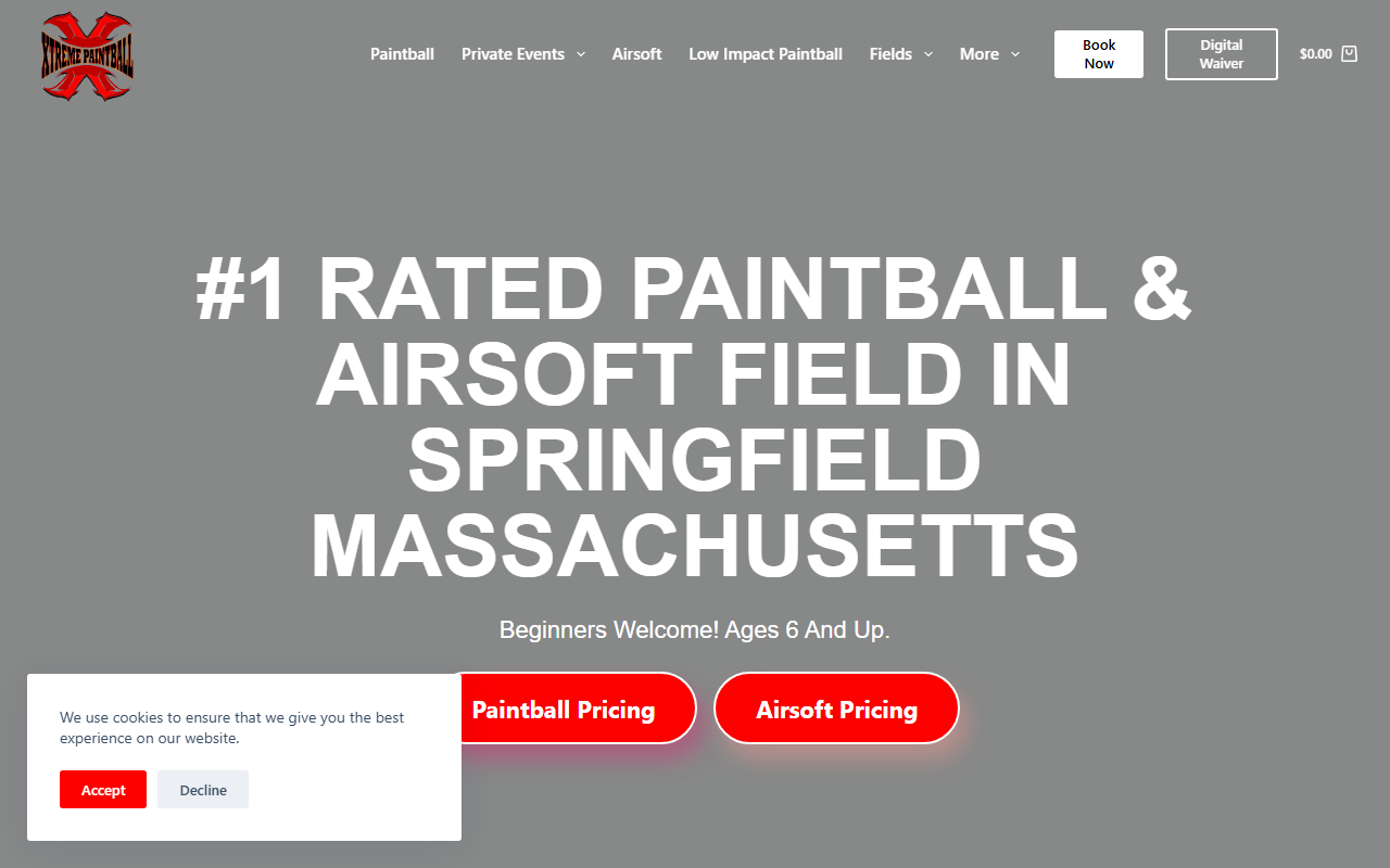 413paintball.com screenshot