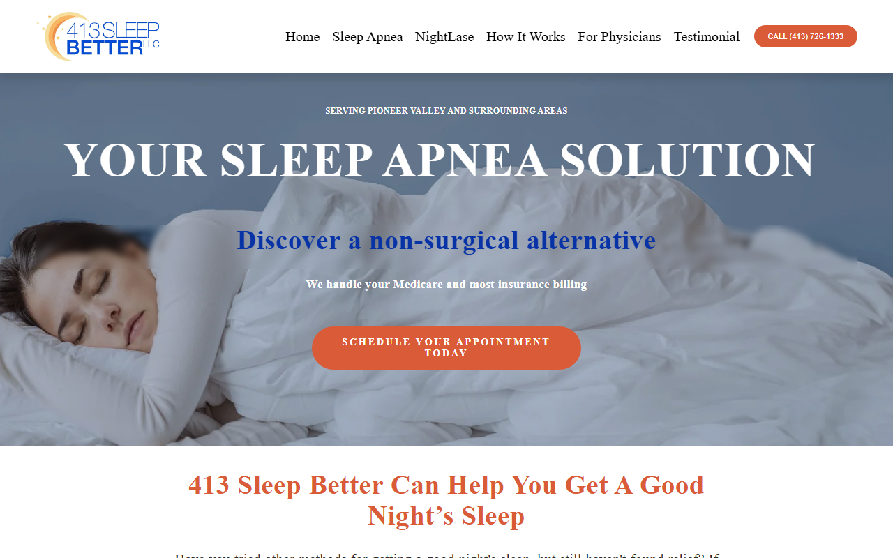 413sleepbetter.com screenshot