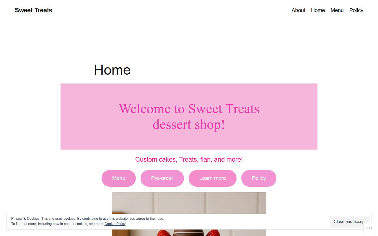 413sweettreats.com screenshot