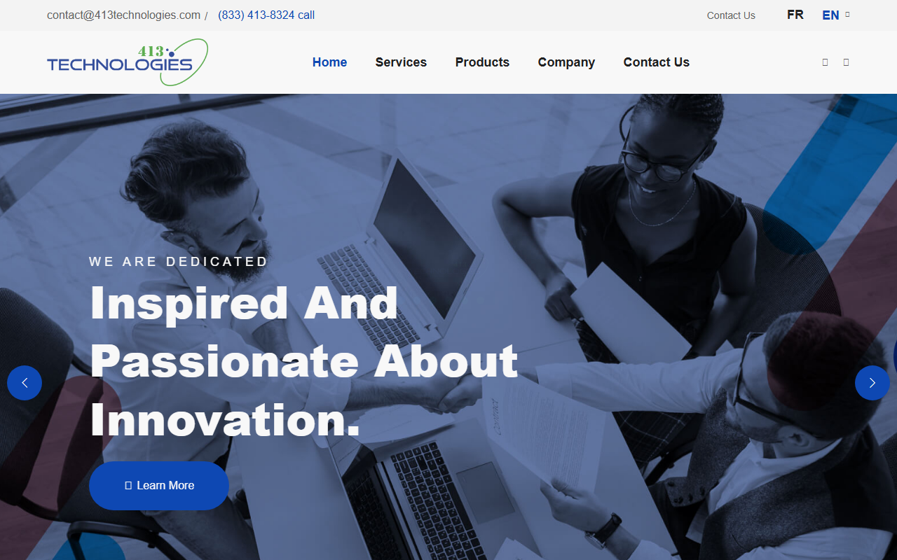 413technologies.com screenshot