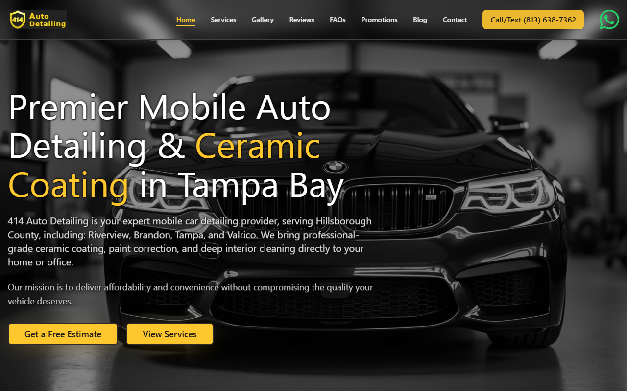 414autodetailing.com screenshot
