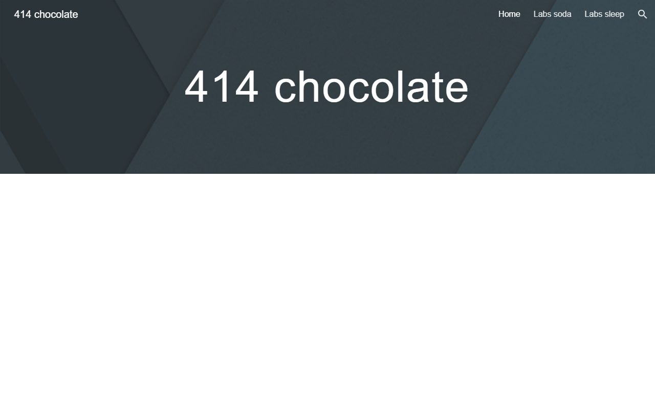 414chocolate.com screenshot