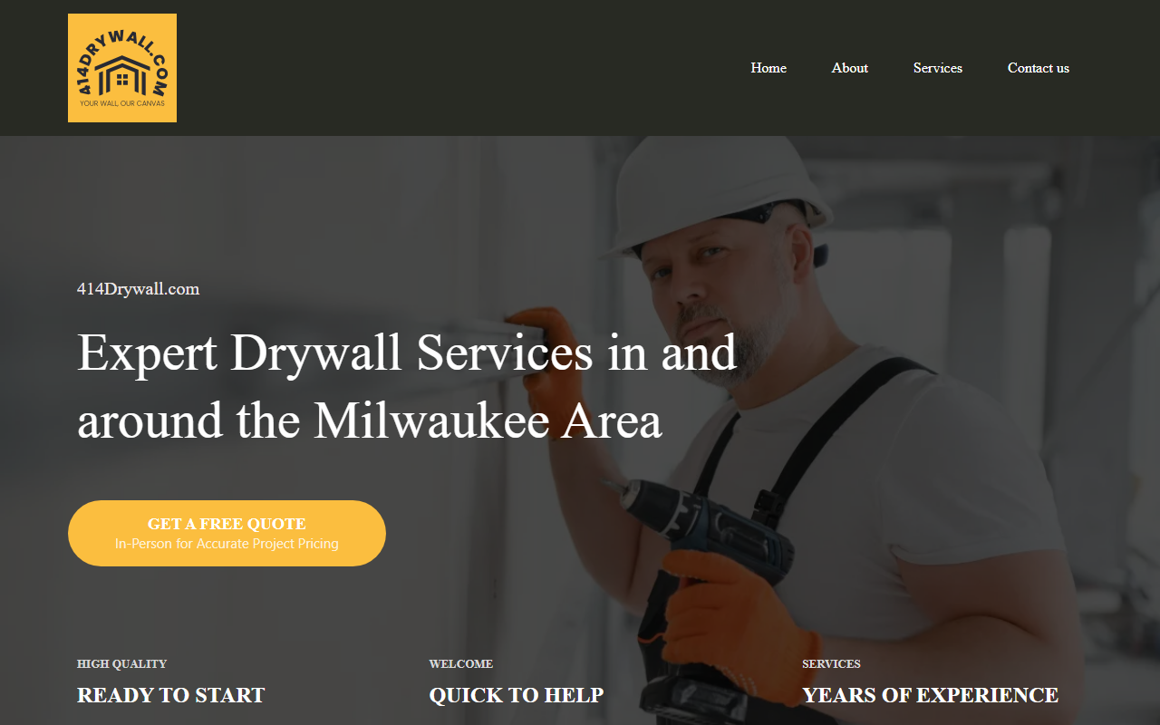 414drywall.com screenshot