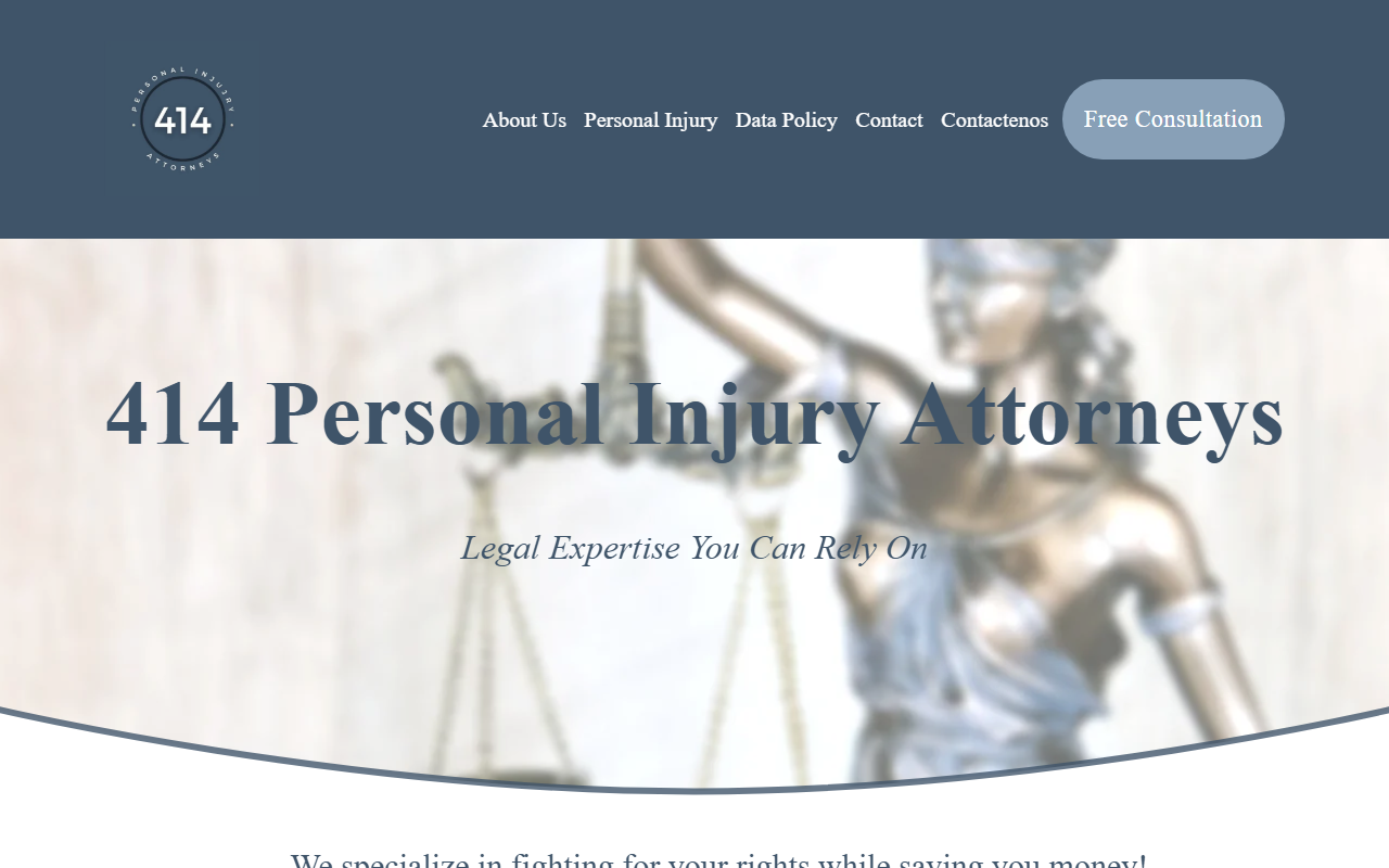 414injurylaw.com screenshot