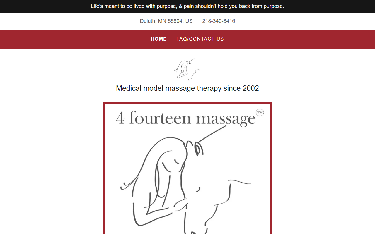 414massage.com screenshot