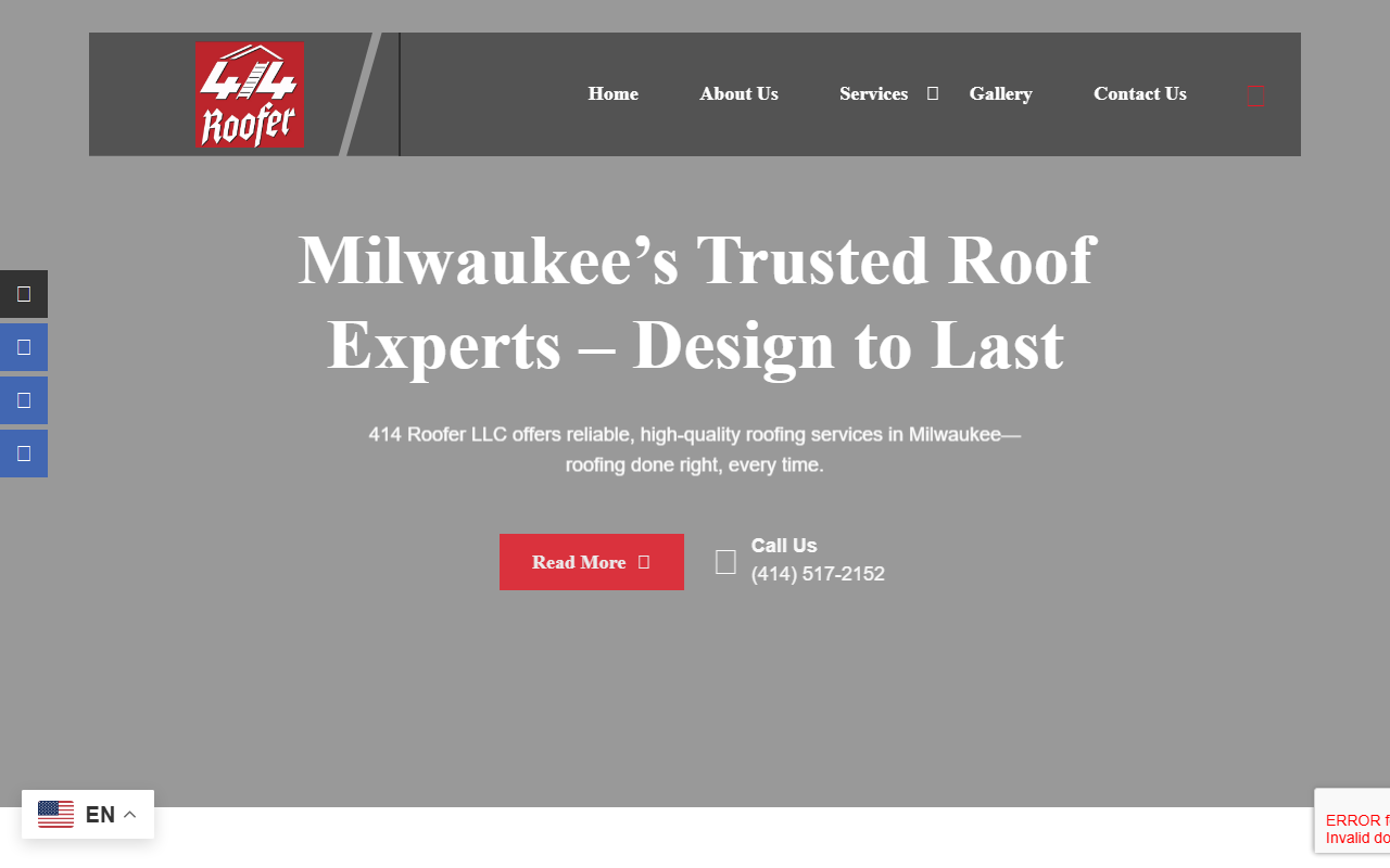 414rooferllc.com screenshot