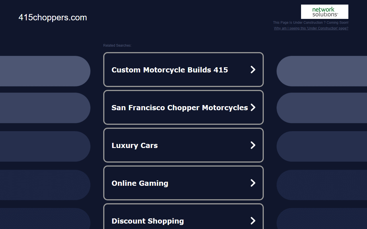 415choppers.com screenshot