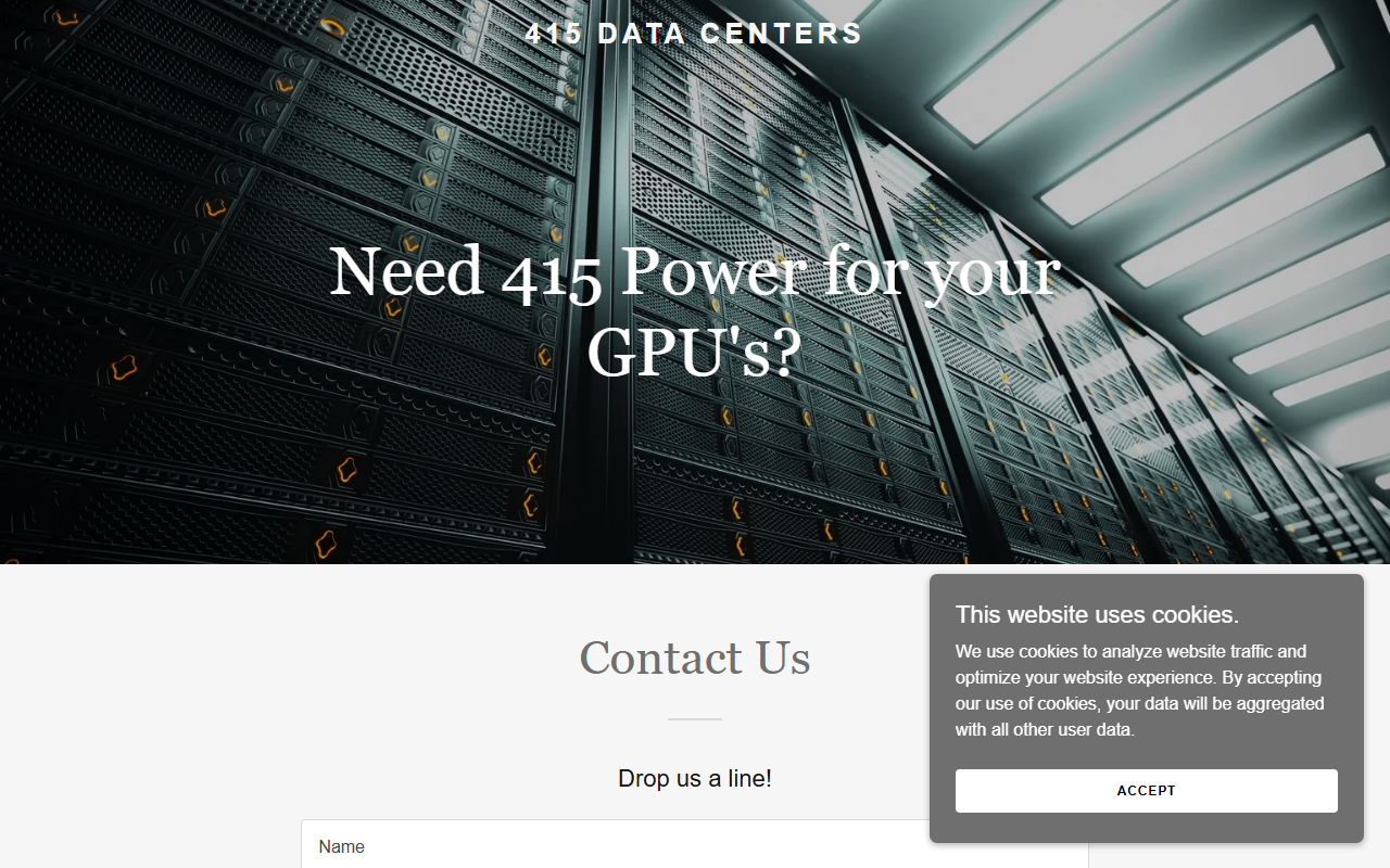 415datacenters.com screenshot