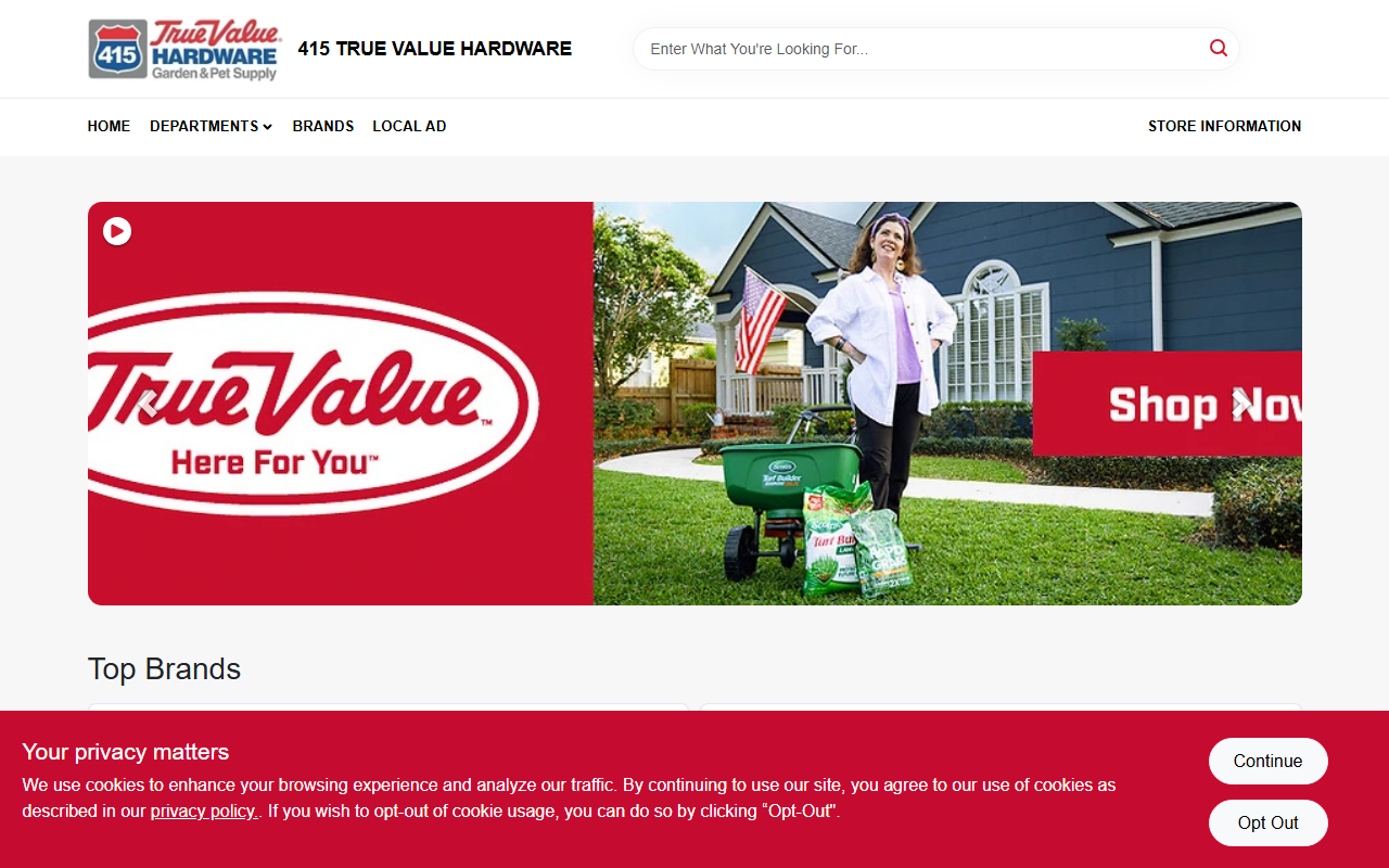415hardware.com screenshot