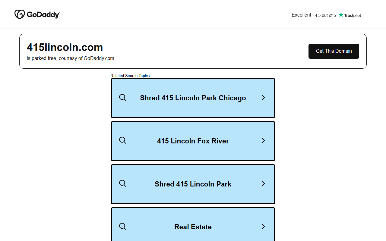 415lincoln.com screenshot