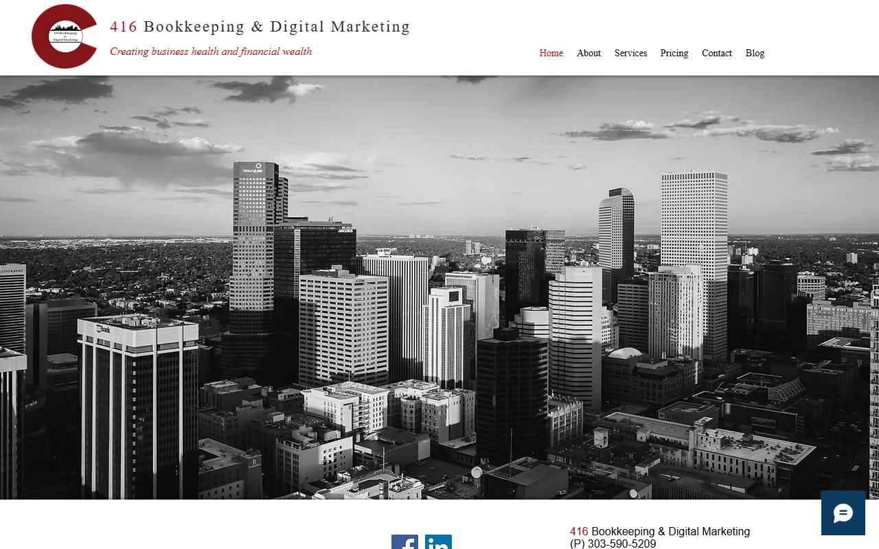 416-bookkeeping.com screenshot