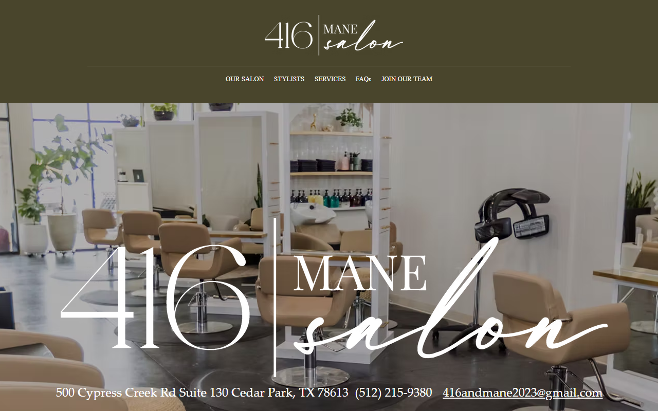 416andmane.com screenshot