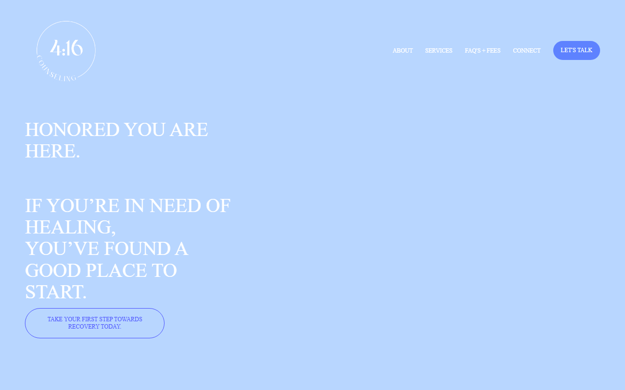 416counseling.com screenshot