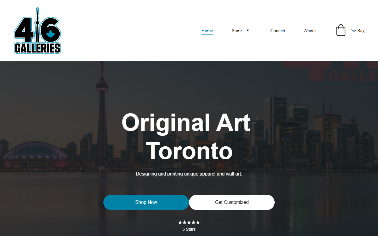 416galleries.com screenshot