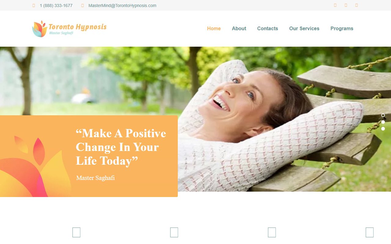 416hypnosis.com screenshot
