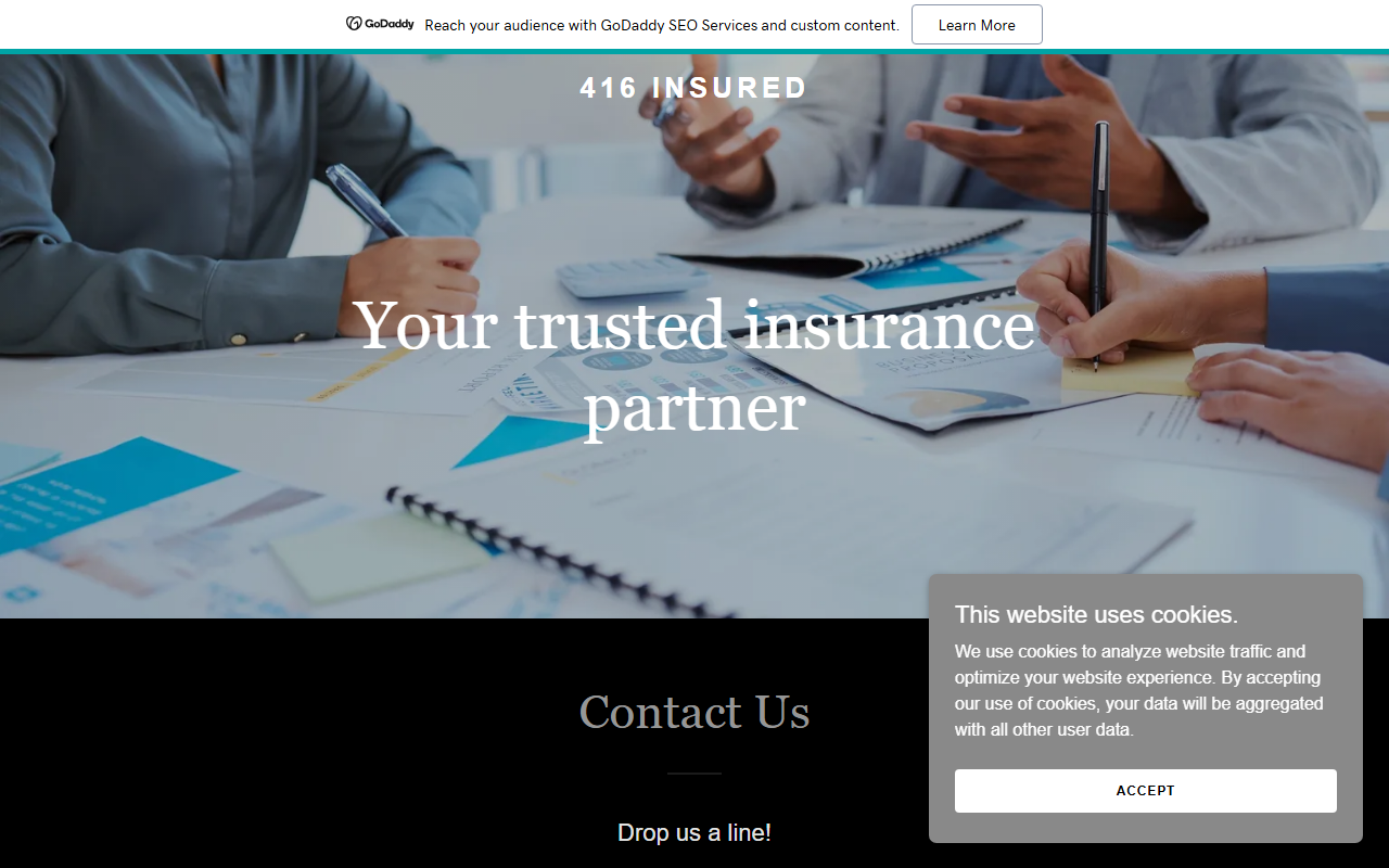 416insured.com screenshot