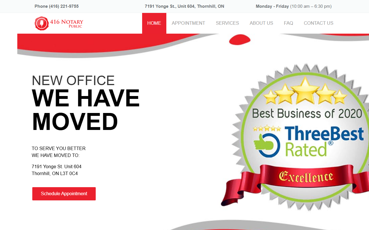 416legalservices.com screenshot