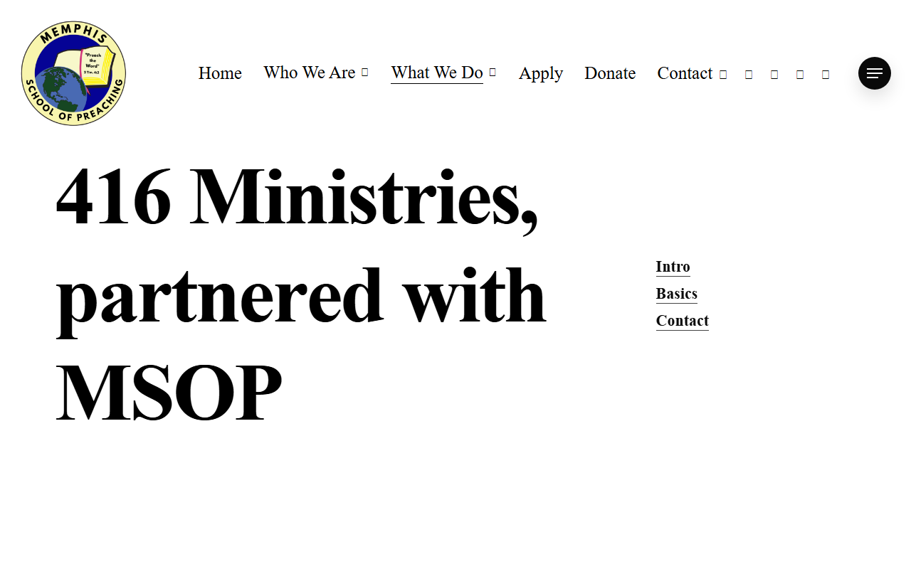 416ministries.com screenshot