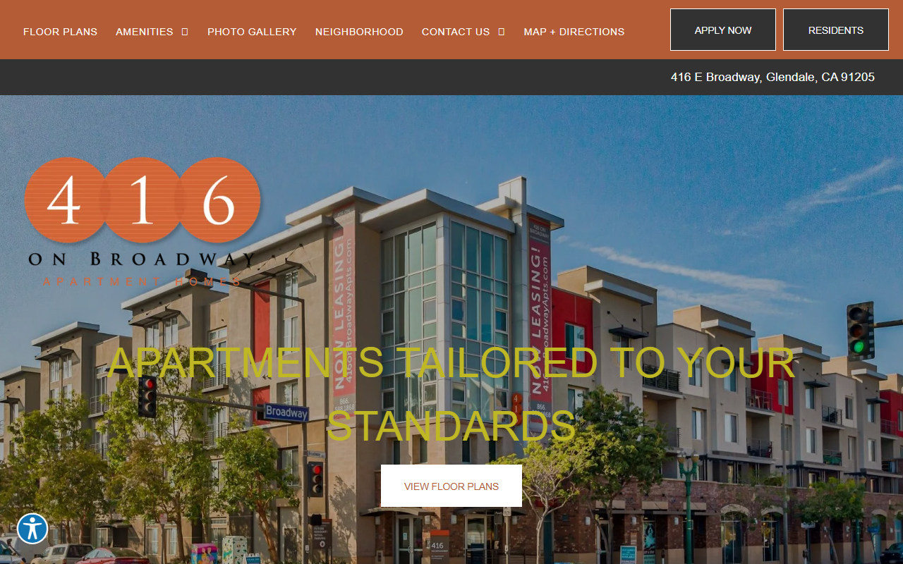 416onbroadway.com screenshot