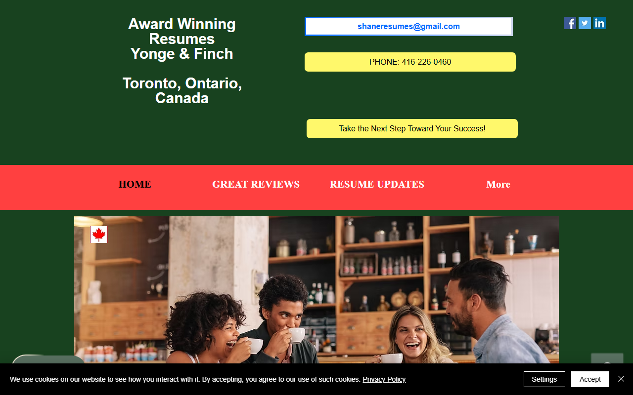 416resumes.com screenshot