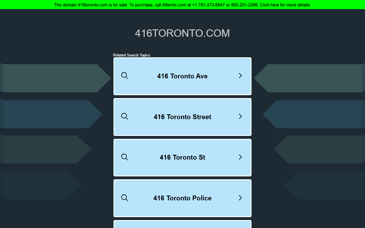 416toronto.com screenshot