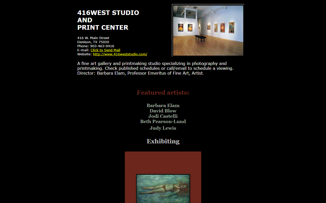 416weststudio.com screenshot