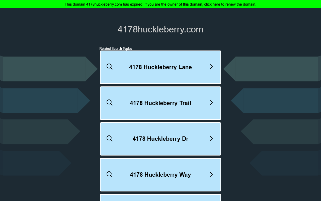 4178huckleberry.com screenshot