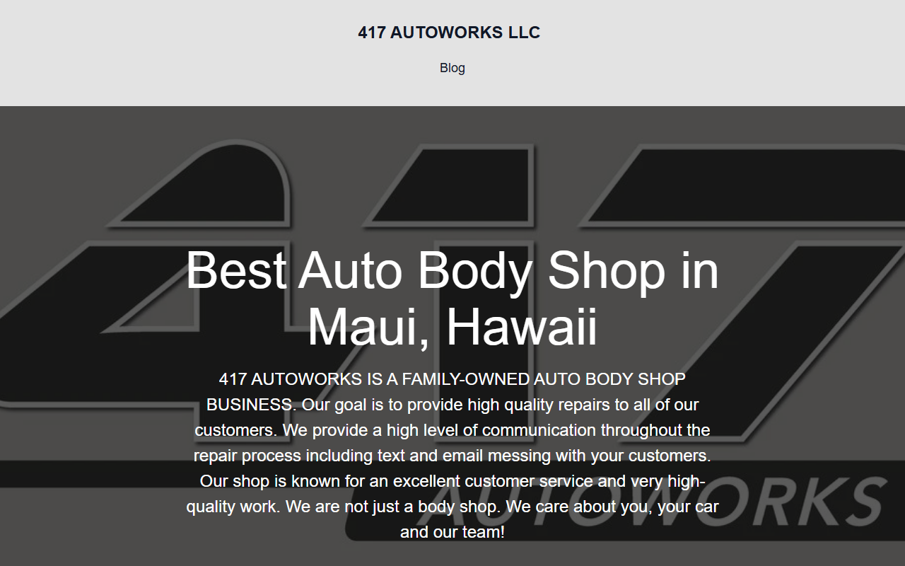 417autoworks.com screenshot