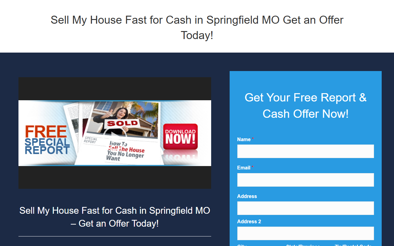 417cashoffer.com screenshot