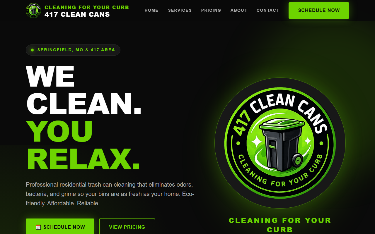 417cleancans.com screenshot