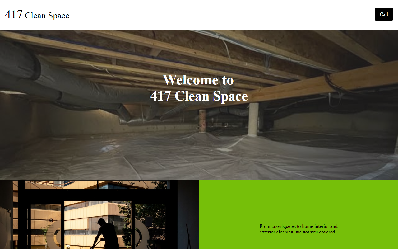 417cleanspace.com screenshot