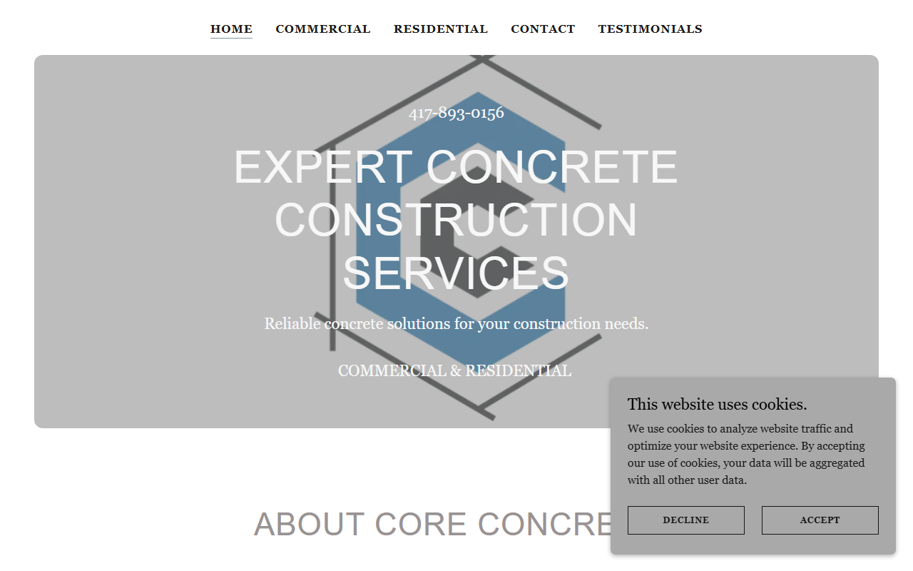 417concrete.com screenshot
