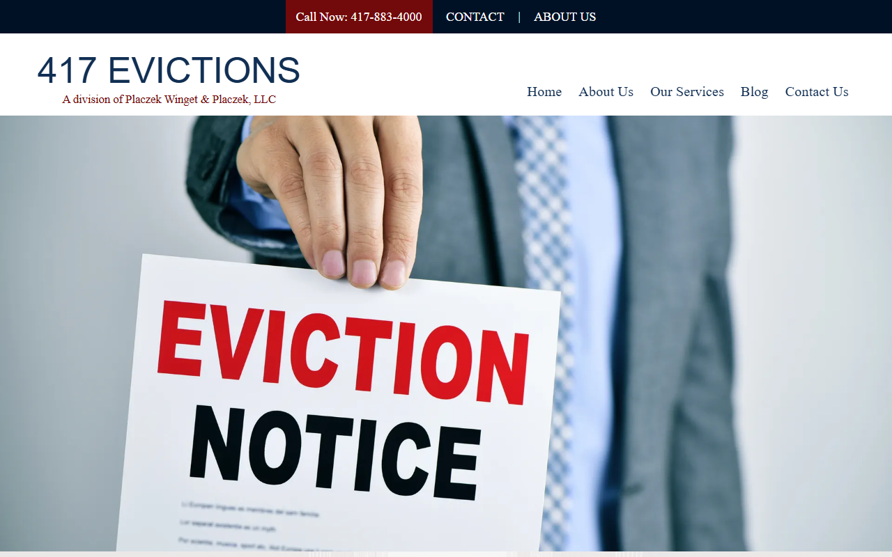 417eviction.com screenshot