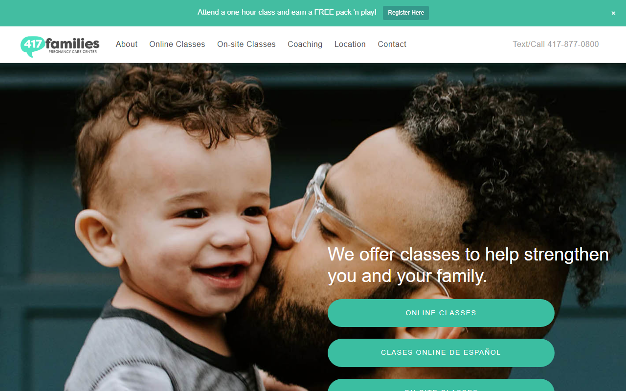 417families.com screenshot