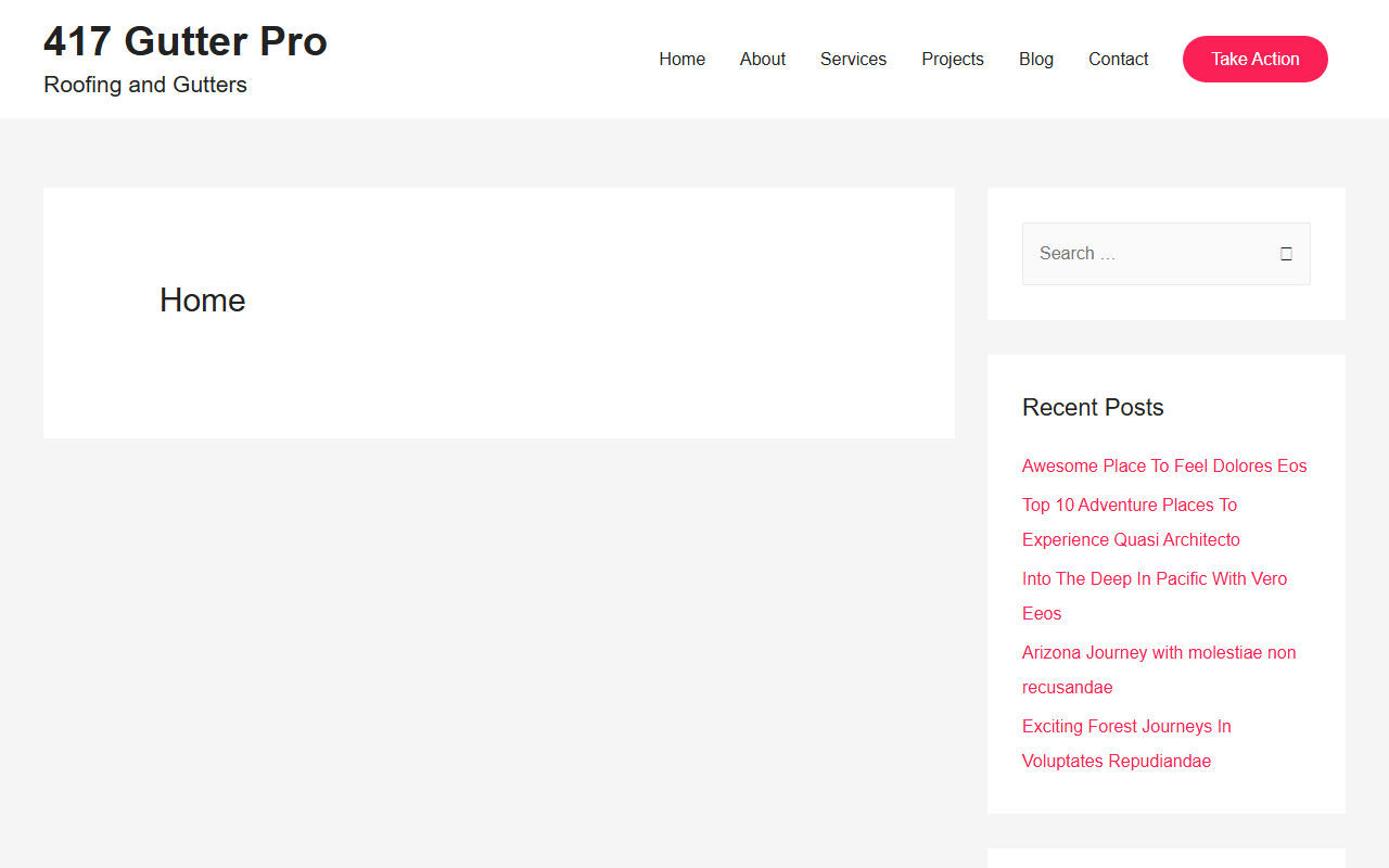 417gutterpro.com screenshot