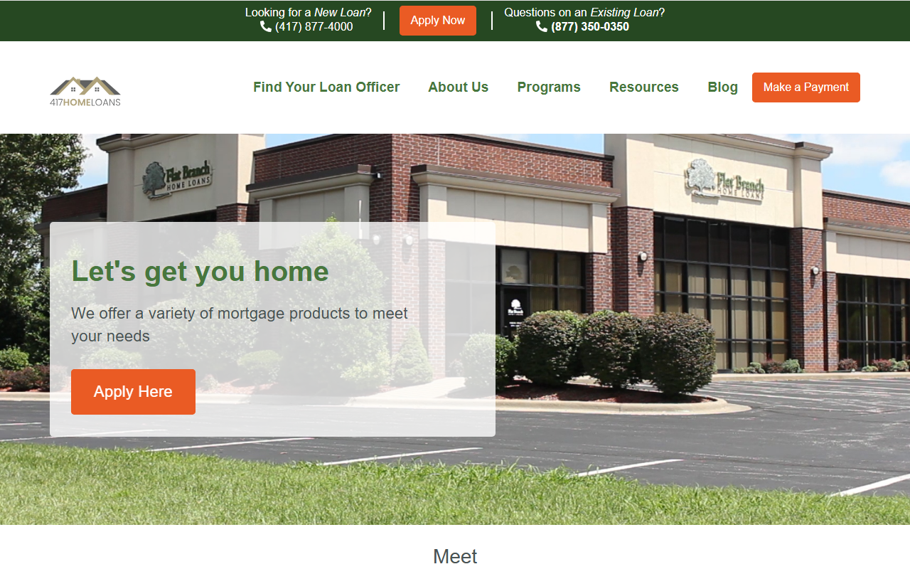417homeloans.com screenshot