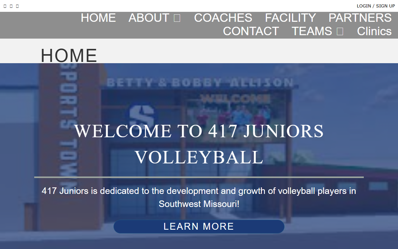 417juniors.com screenshot
