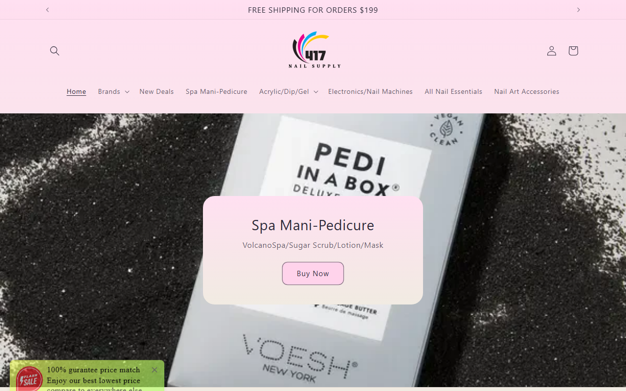 417nailsupply.com screenshot
