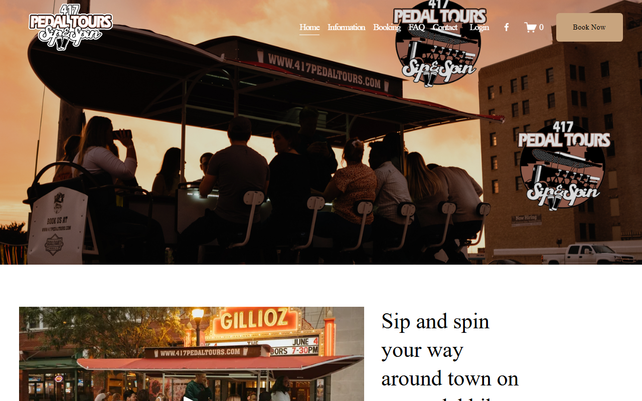 417pedaltours.com screenshot