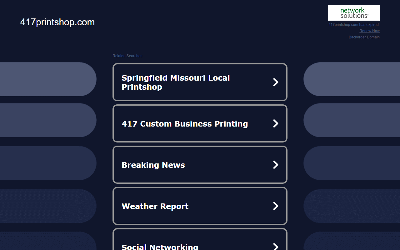 417printshop.com screenshot