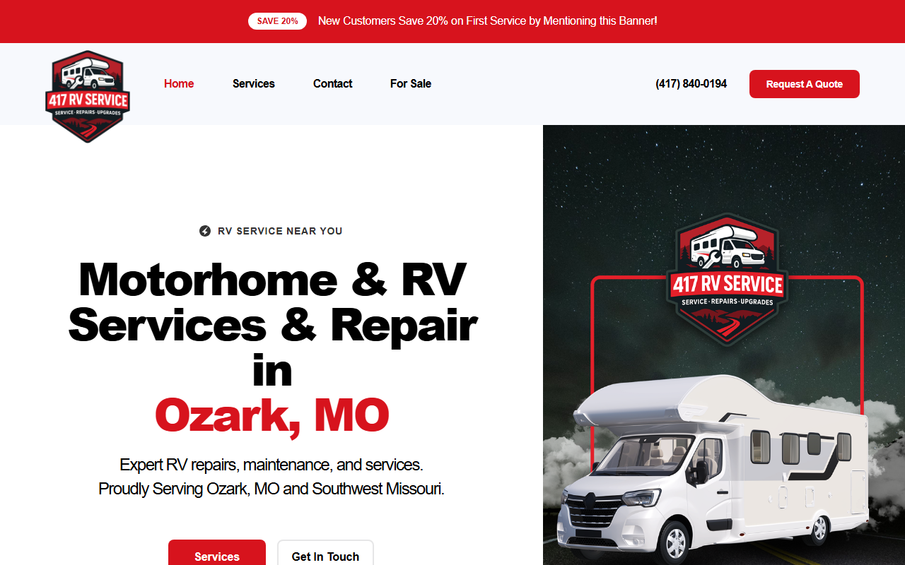 417rvservice.com screenshot