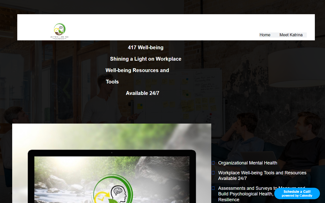 417wellbeing.com screenshot