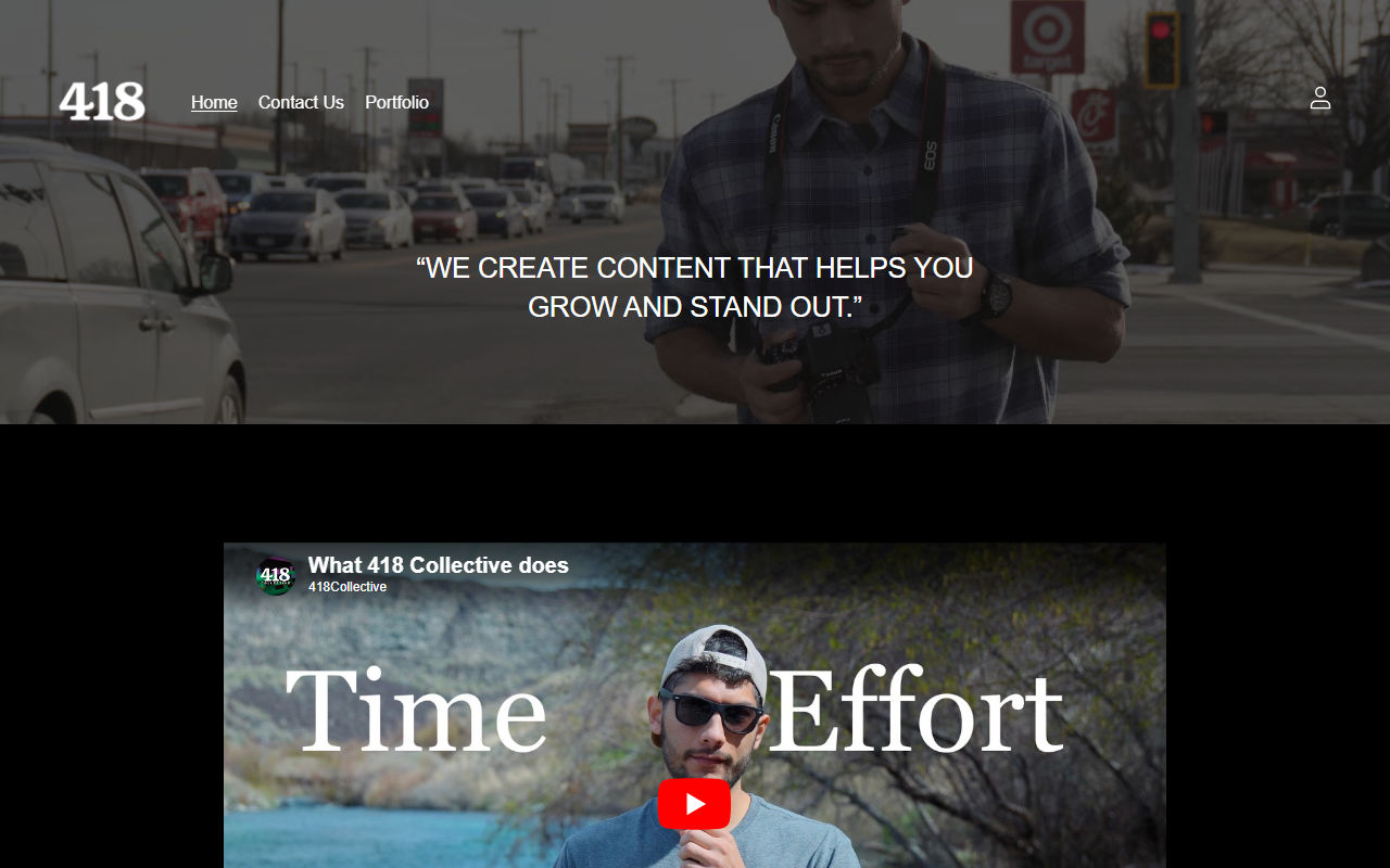 418collective.com screenshot