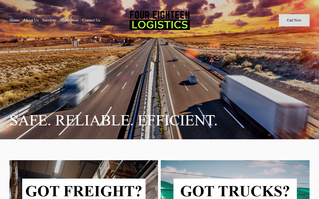 418logistics.com screenshot