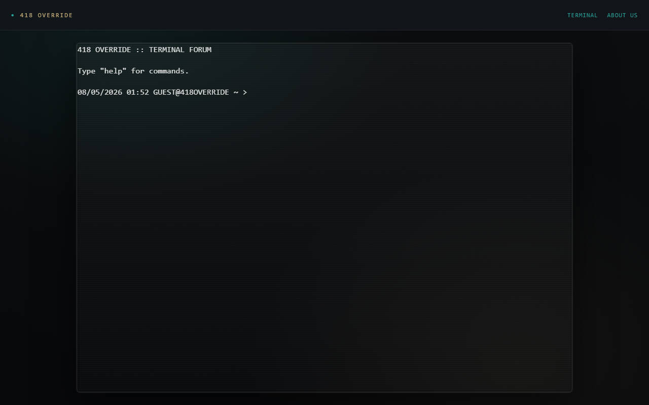 418override.com screenshot