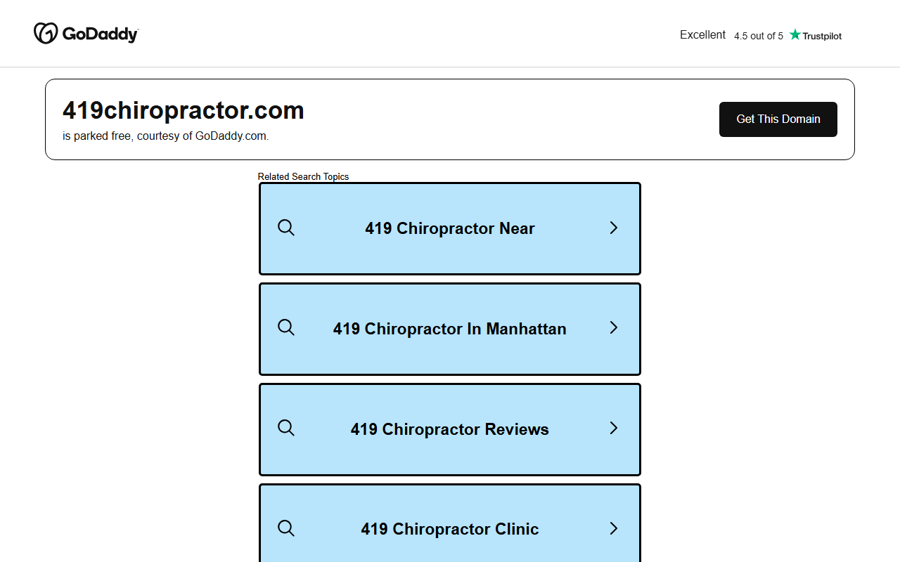 419chiropractor.com screenshot