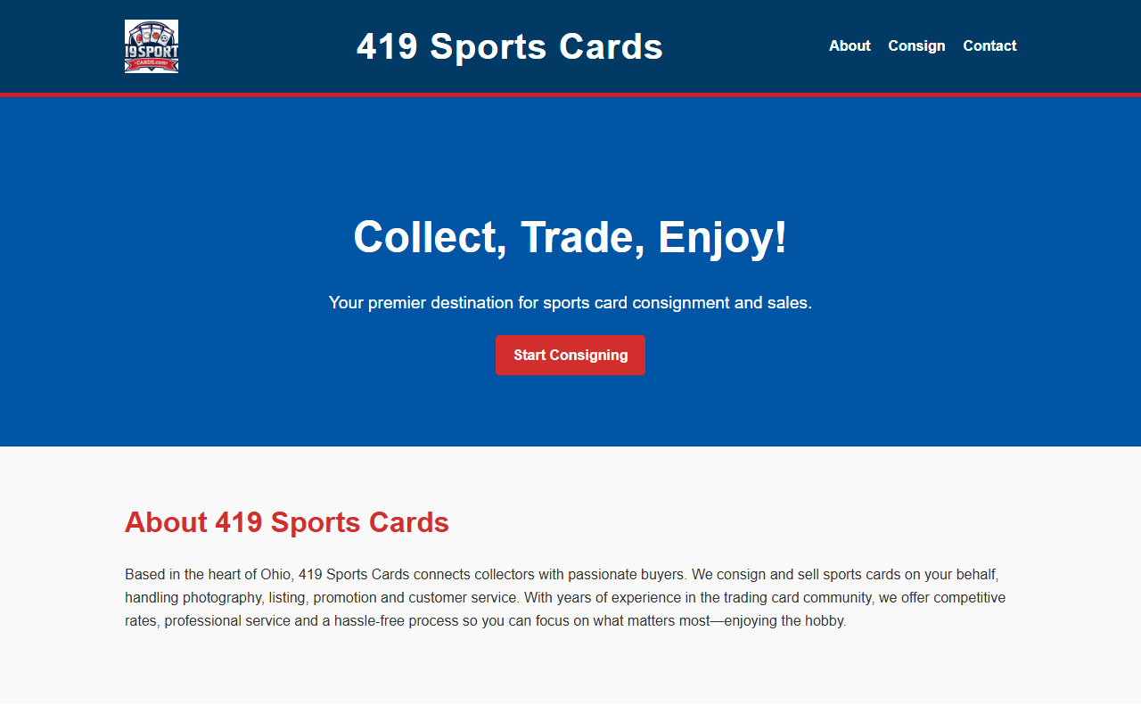 419consign.com screenshot