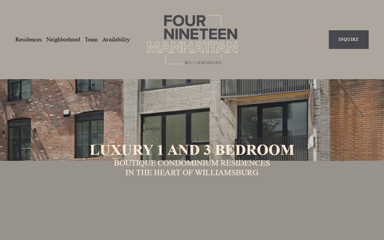 419manhattan.com screenshot