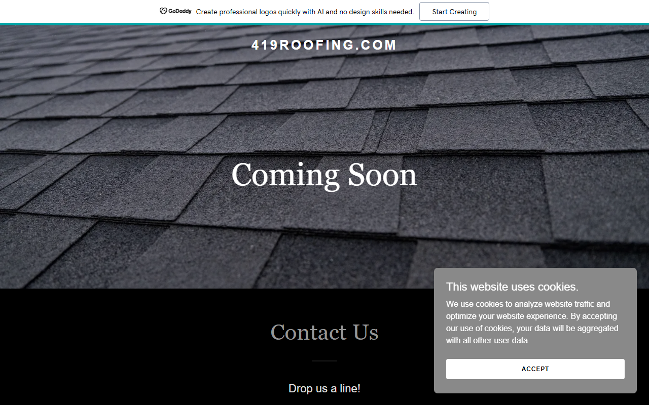419roofing.com screenshot